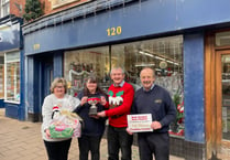 Adams Home Hardware won Crediton’s Best Christmas Window competition
