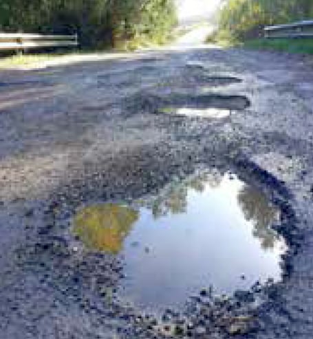 Pothole.