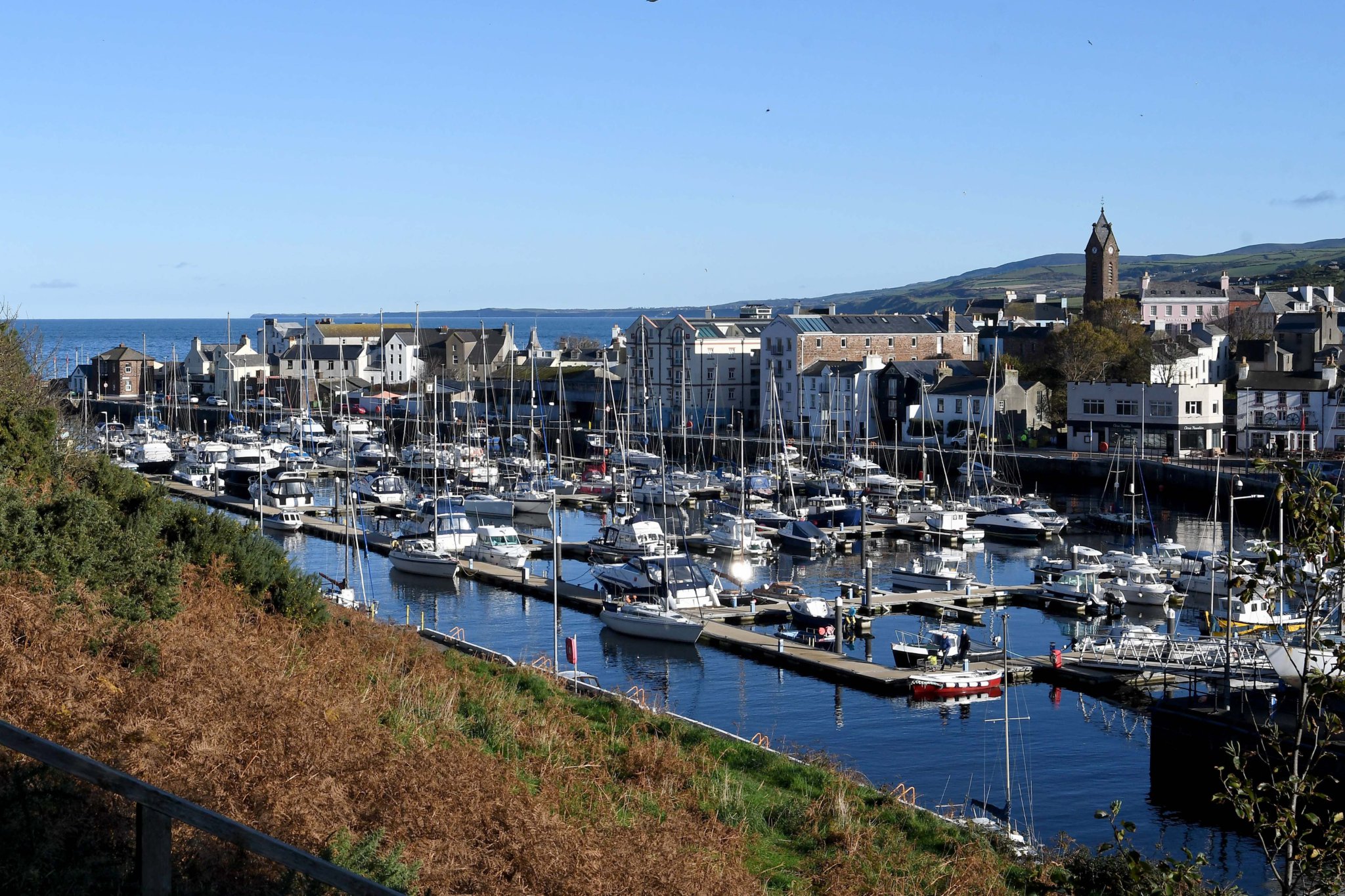 Peel harbour and marina -