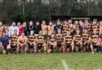 Boxing day match was a festive treat at Crediton Rugby Club
