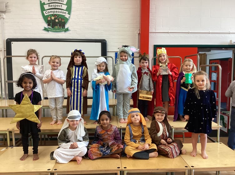 Petersfield Infant School’s Reception children performed Our Very Own Nativity