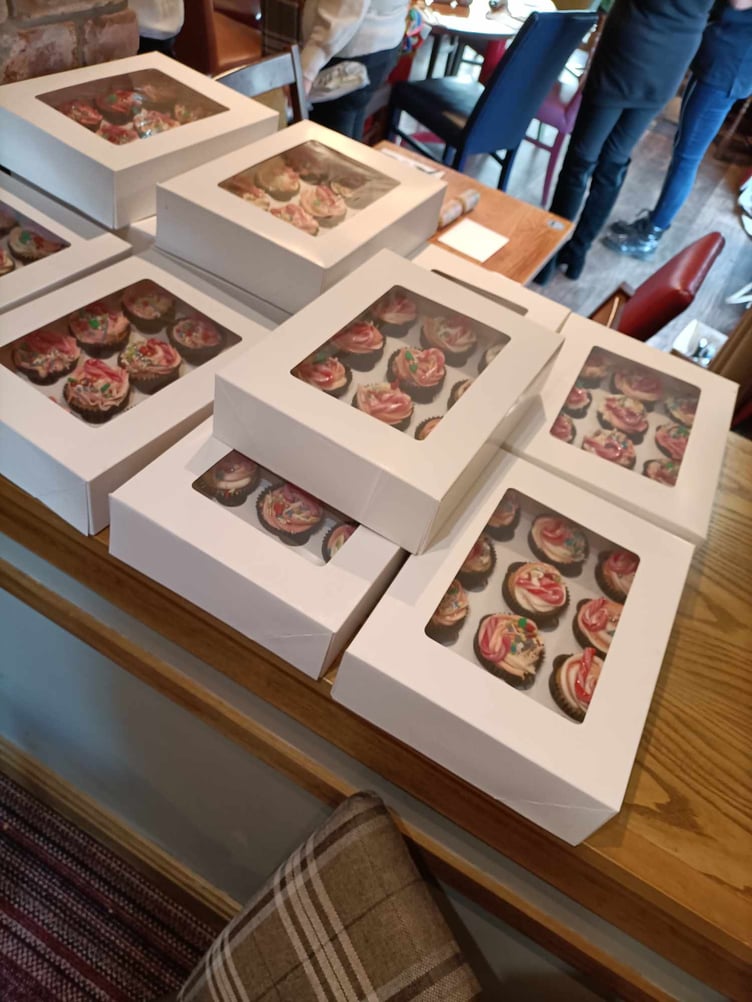 Each guest was further treated to a delicious homemade cupcake, courtesy of Tracey.