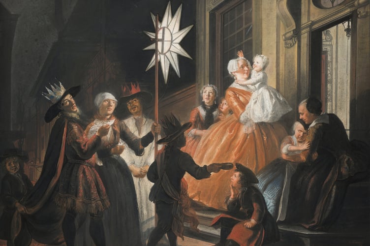 Singing round the star on Twelfth Night