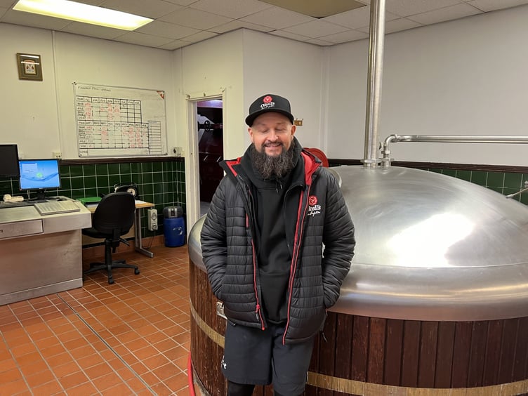 Kevin Holmes, head brewer, Okell's