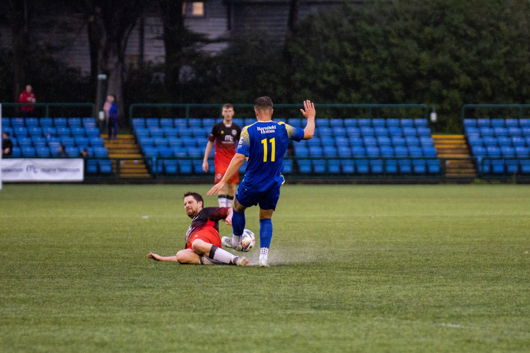 Jack McVey in action for FC Isle of Man (Photo: Gary Weightman)