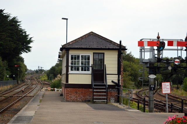 Par signal box today. Picture: N Chadwick