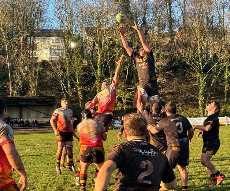 During the Crediton RFC v Chard game.