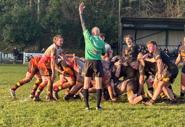 During the Crediton RFC v Chard game.