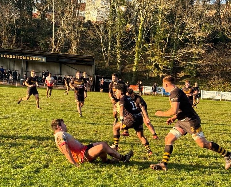 During the Crediton RFC v Chard game.