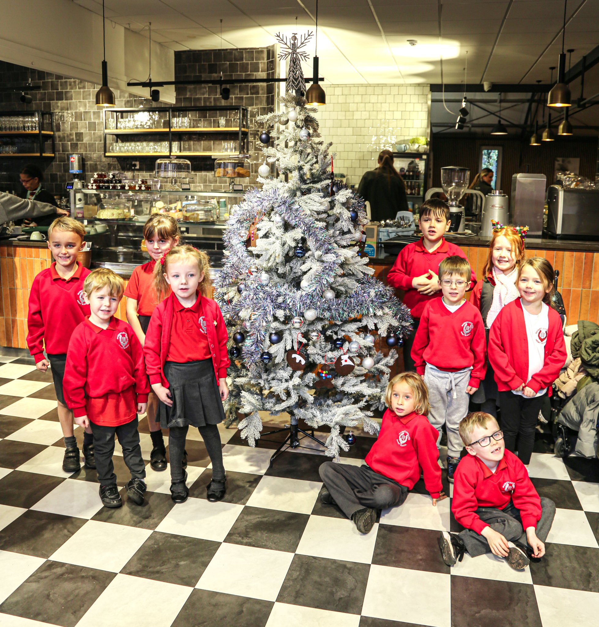 Badshot Lea Village Infant School pupils bring festive cheer
