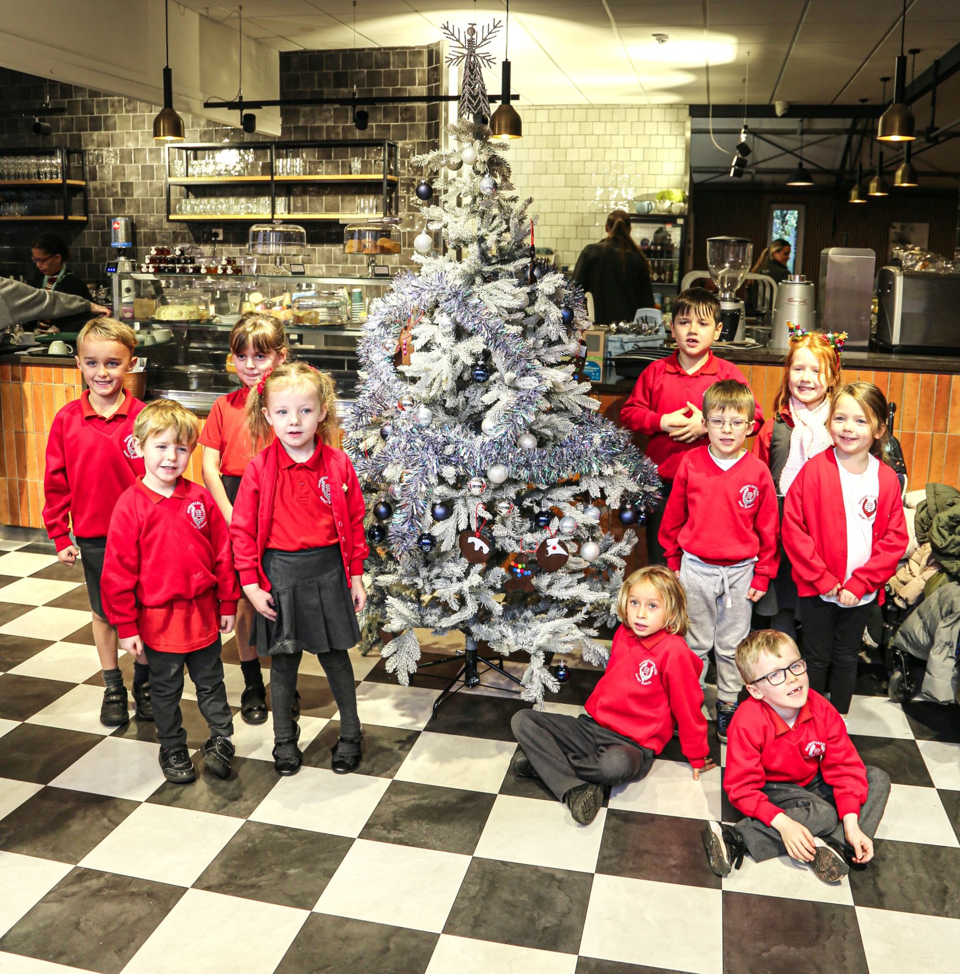 Badshot Lea Village Infant School pupils bring festive cheer