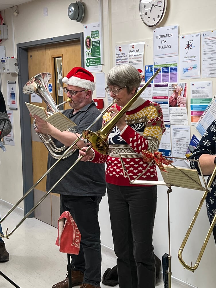 Cinderford Band perform their final carols concert at The Dilke on Christmas Eve