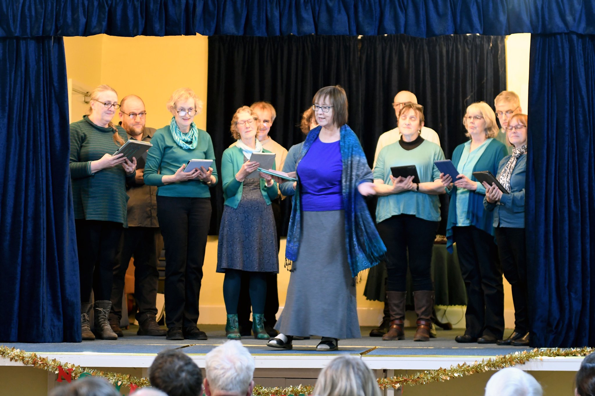 Oie'll Verree (Old Manx Christmas) at Arbory Parish Hall - Caarjyn Cooidjagh choir