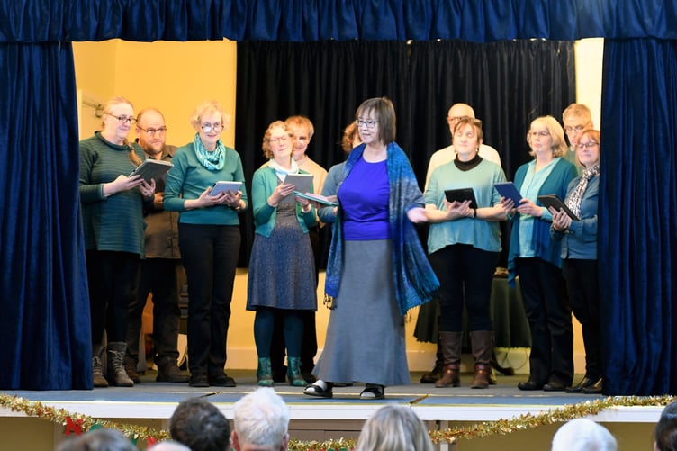 Oie'll Verree (Old Manx Christmas) at Arbory Parish Hall - Caarjyn Cooidjagh choir