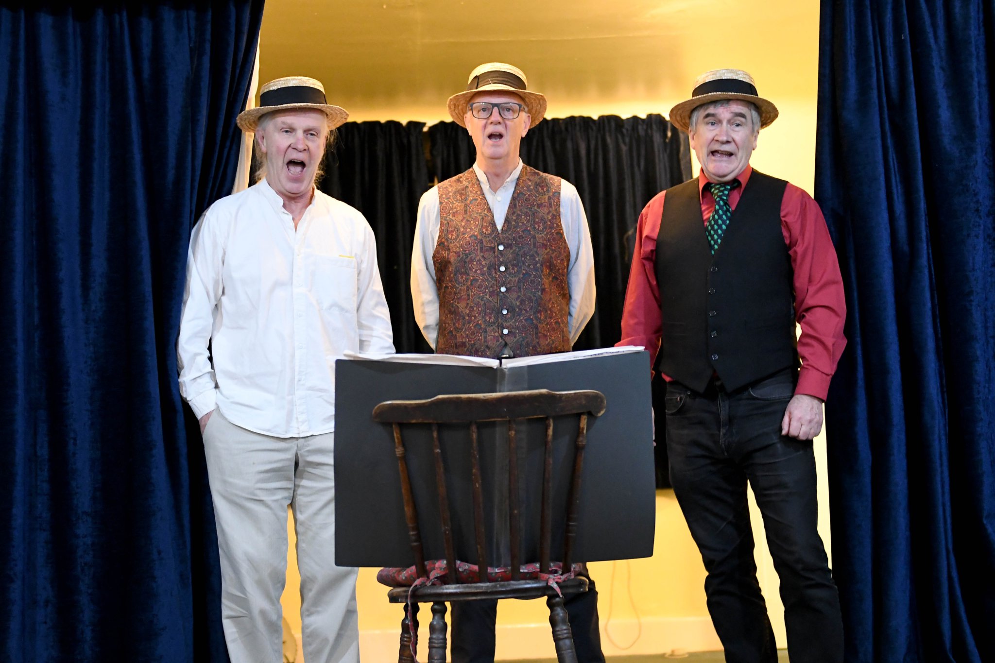 Oie'll Verree (Old Manx Christmas) at Arbory Parish Hall - The ‘Lockdown Lovelies’ Greg Joughin, Bill Corlett and Phil Gawne