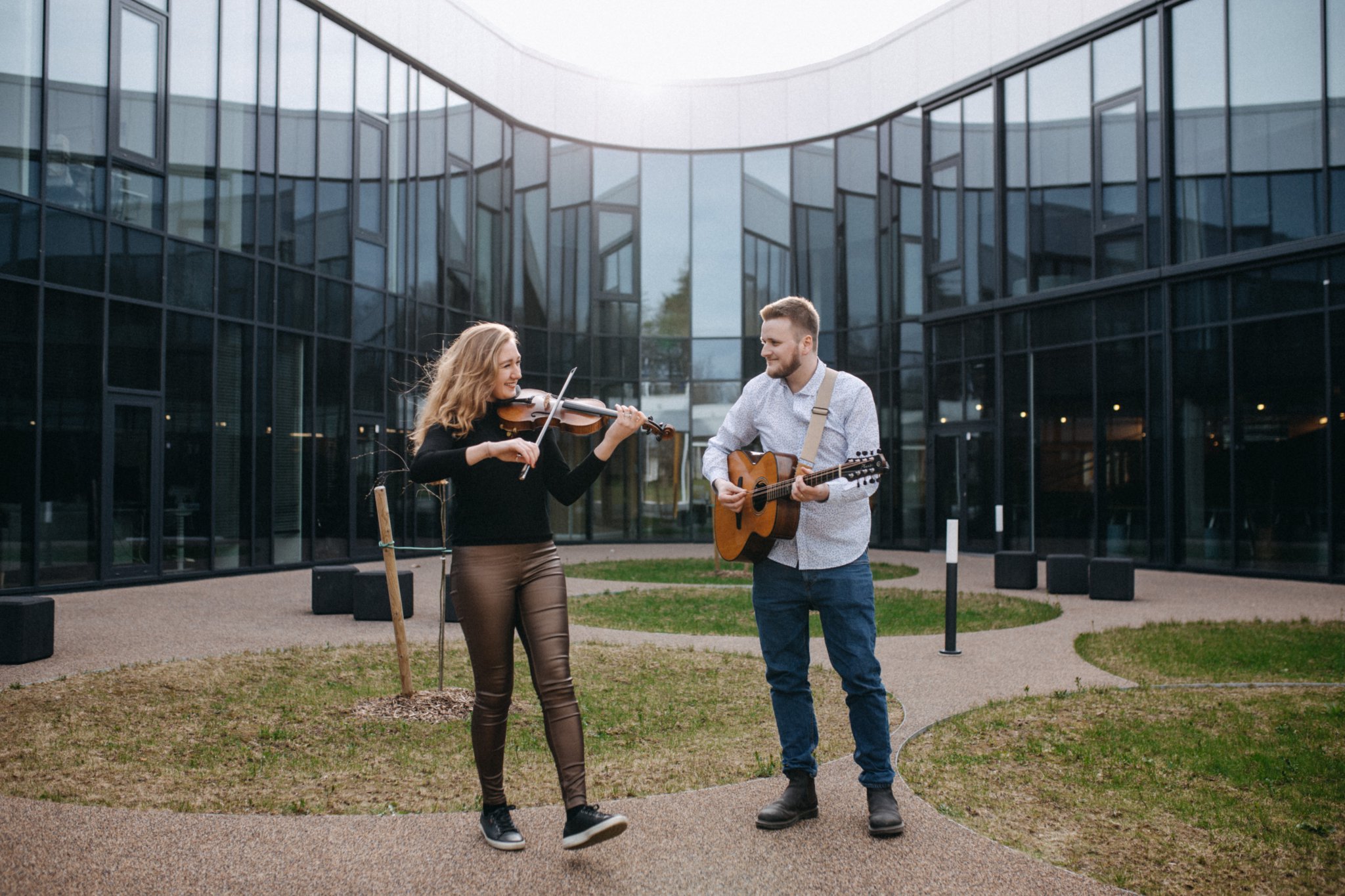 Elizabeth Davidson-Blythe and Daniel Quayle