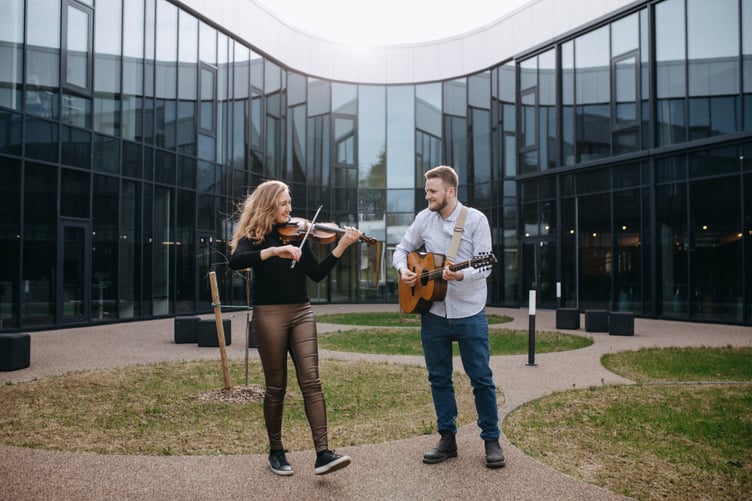 Elizabeth Davidson-Blythe and Daniel Quayle