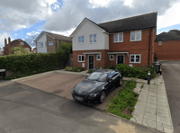 <p>Cedar Close off Middlefield in south Farnham</p>