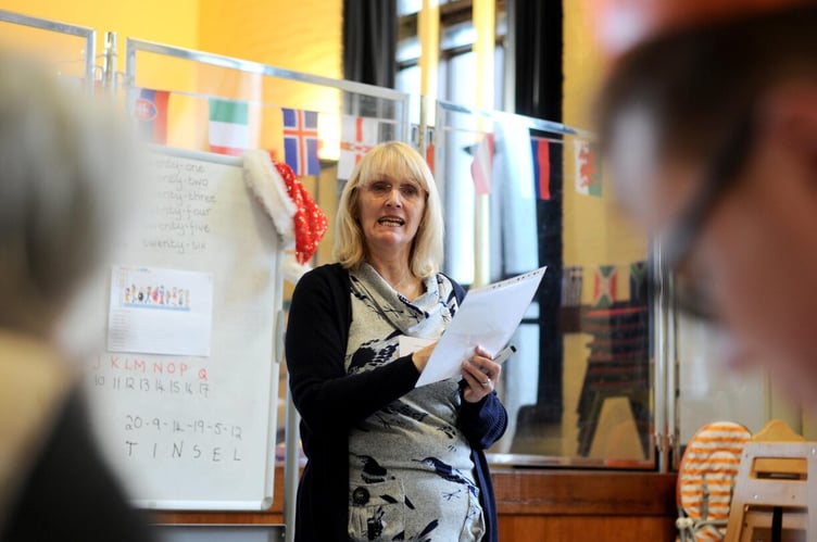 Language school Cafe Lingo at the Promenade Methodist Church in Douglas - teacher and founder Karen Norton