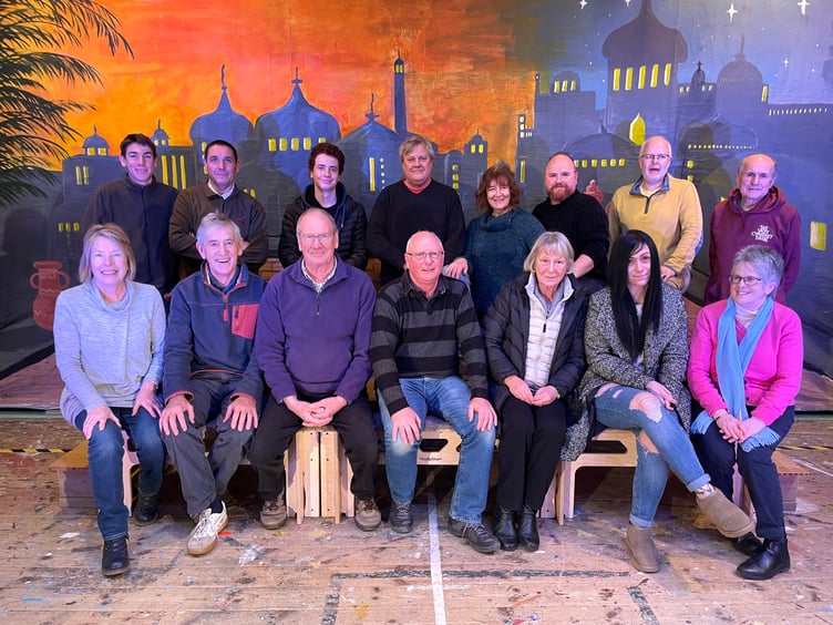 The backstage crew and other helpers. 3487