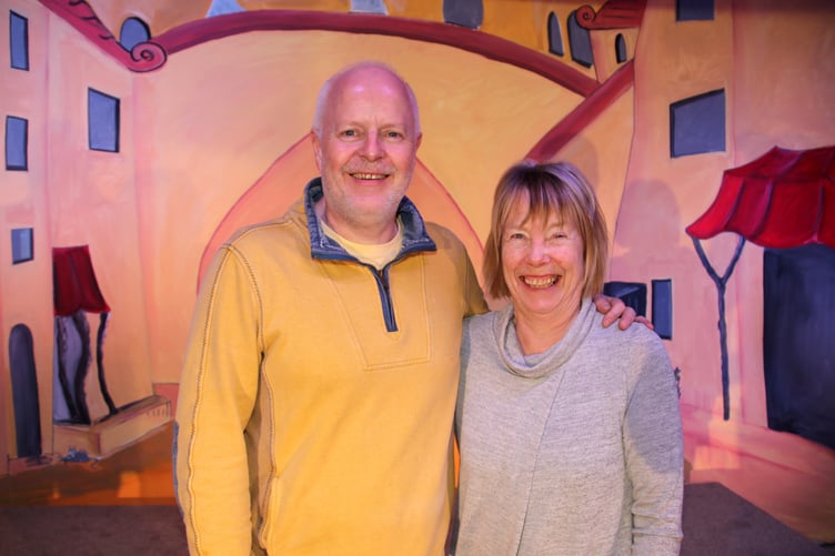 Director Charles Pallot and Producer Linda Bellshaw. AQ 3382