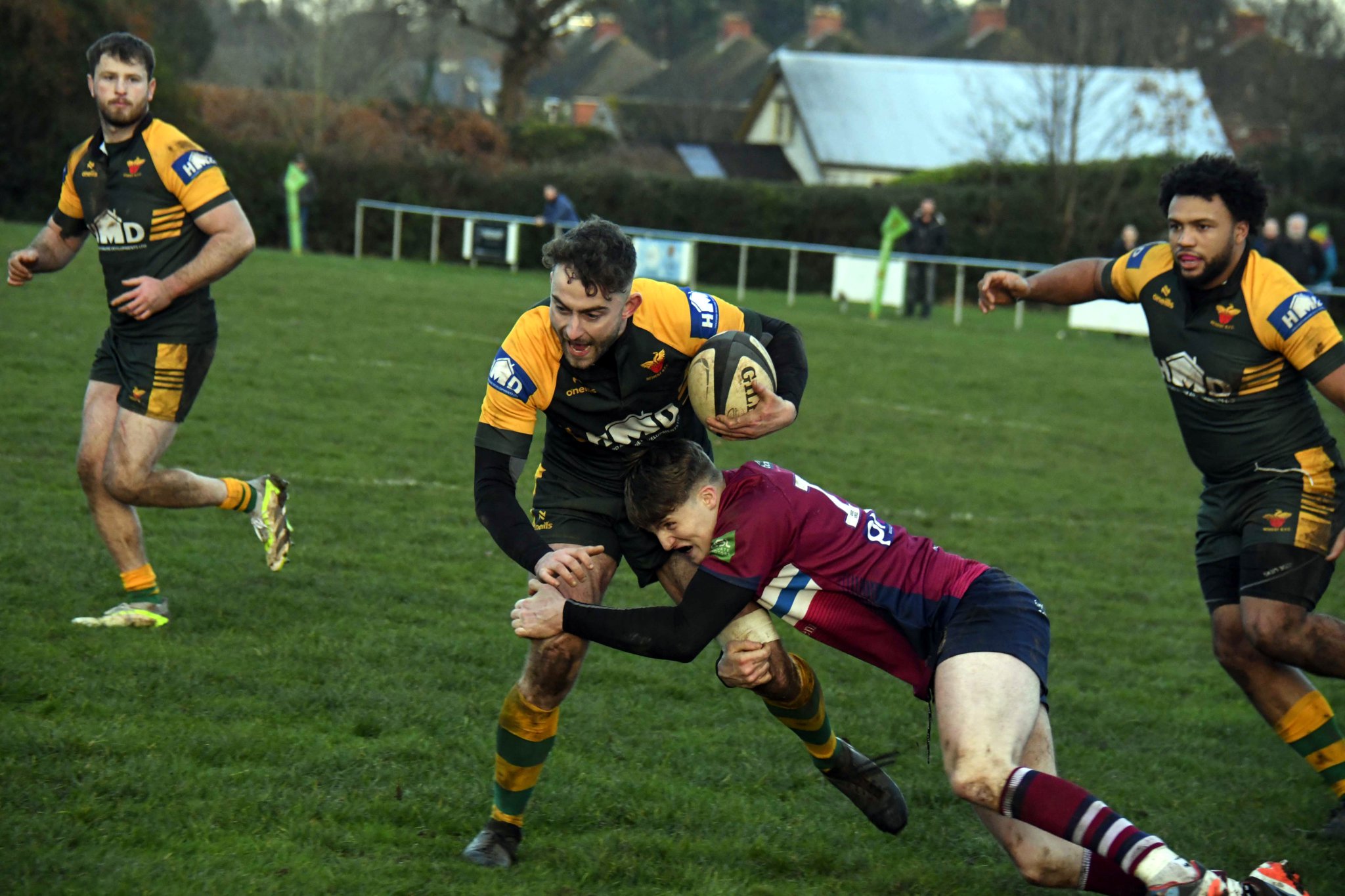 Outside half Nathan Brooks was Newent's man-of-the-match.