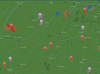 <p>Hundreds of homes across the Surrey and Hampshire borders are without power after Storm Isha lashed the area on Sunday night</p>