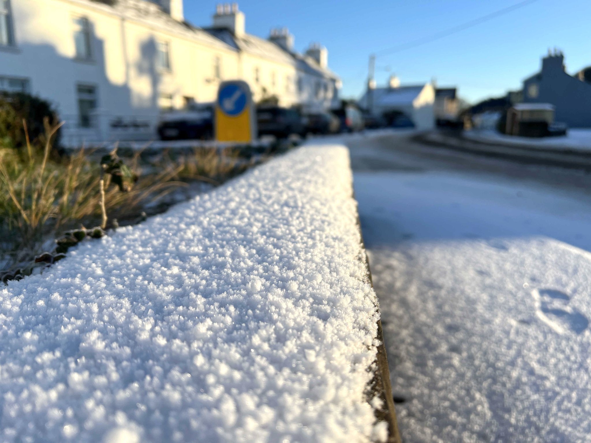 Ballaugh woke to a blanket of snow on Thursday