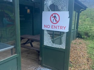 Petersfield cafe targeted by mindless vandals as ball bearings found