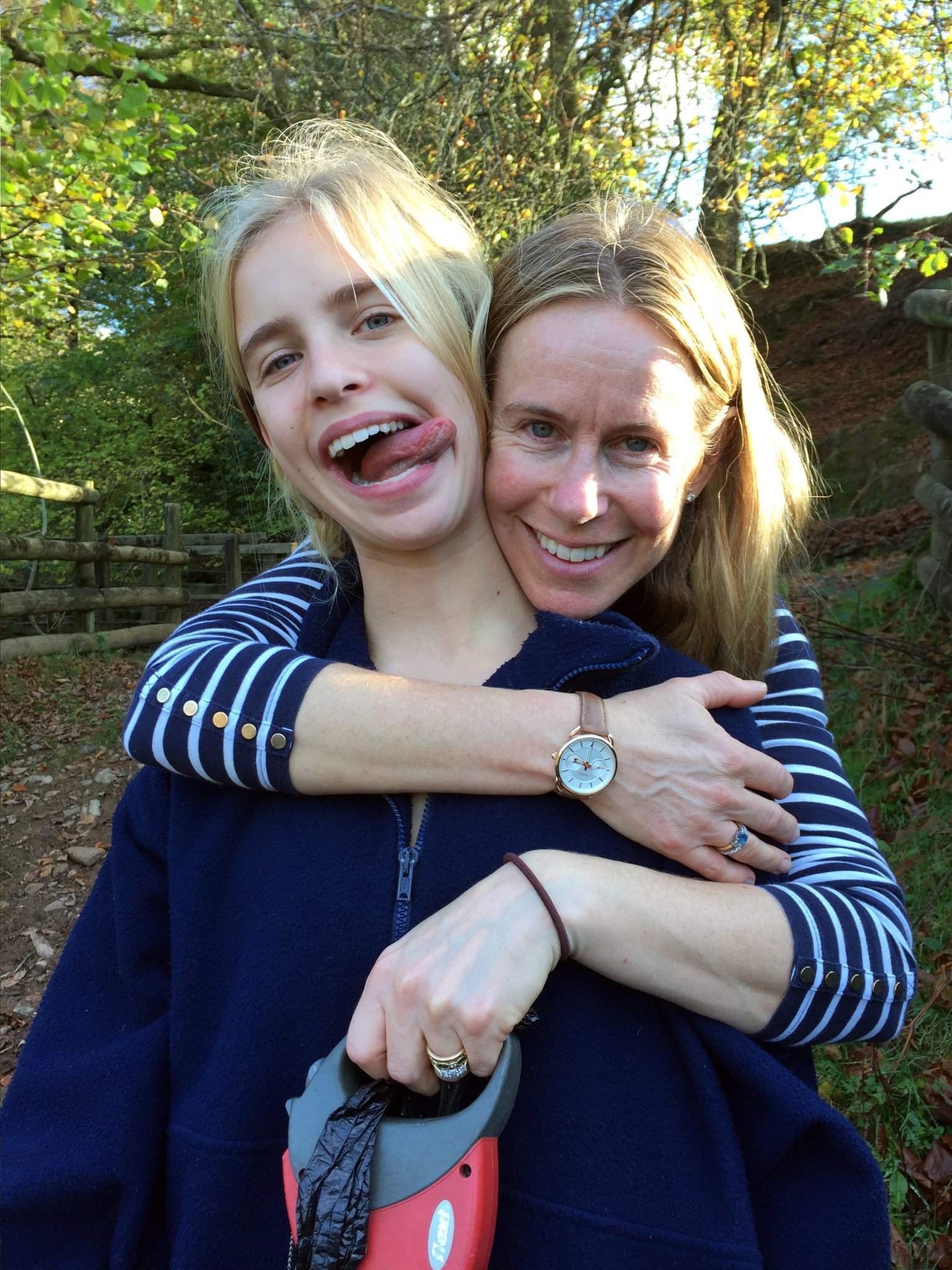 Clarissa Nicholls (above left) with mother Hilary and below left. Clarissa died of an undiagnosed heart condition and Hilary is raising funds for heart scanning of the young.