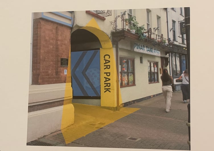 One of the enhanced archway proposals in the Masterplan consultation documents. AQ 3623