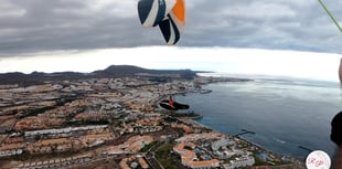 Petersfield sky surfers swap Butser Hill for Tenerife volcano