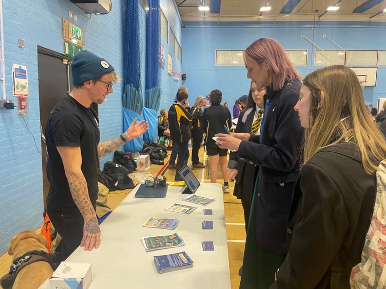 The Turning Tides Project had a stall at the event. AQ 4150