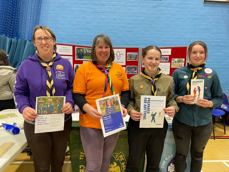 The 1st Crediton Scouts represented Mid Devon Scouts at the event. AQ 4163