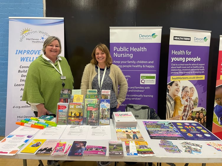 From Mid Devon Wellbeing, Paula Martin and Rachael Ridley-Lamb. AQ 4114