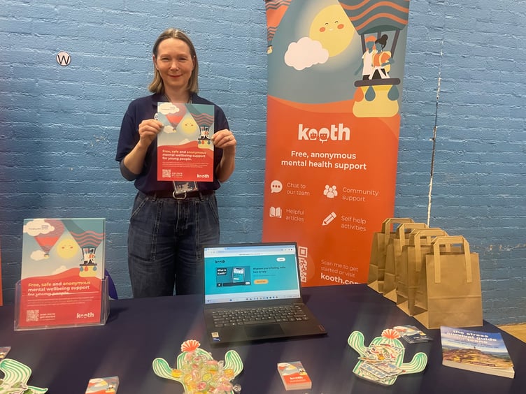 Joanne Overton-Pitts of Kooth, free anonymous mental health support. AQ 4116