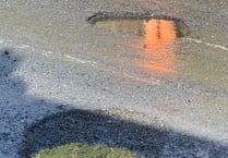 Mains water leak causing issues on Crediton road
