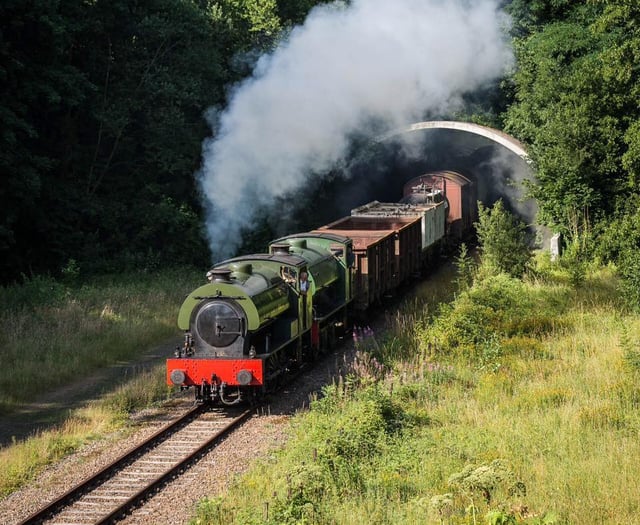 Longmoor's movie star locomotive still puffing away across the Channel