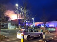 <p>A huge blaze broke out at a battery factory in Ash Vale on Wednesday evening</p>