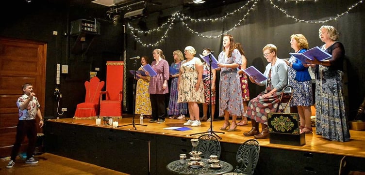 The adult singing group A-tone-meant have been building their confidence through various performances