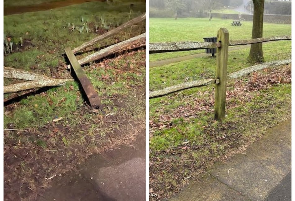 <p>Fence vandals strike Town Meadow</p>