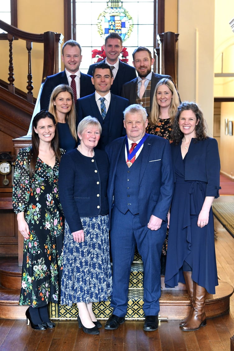 The swearing-in of Peter Quayle as Captain of the Parish of Malew at Government House -