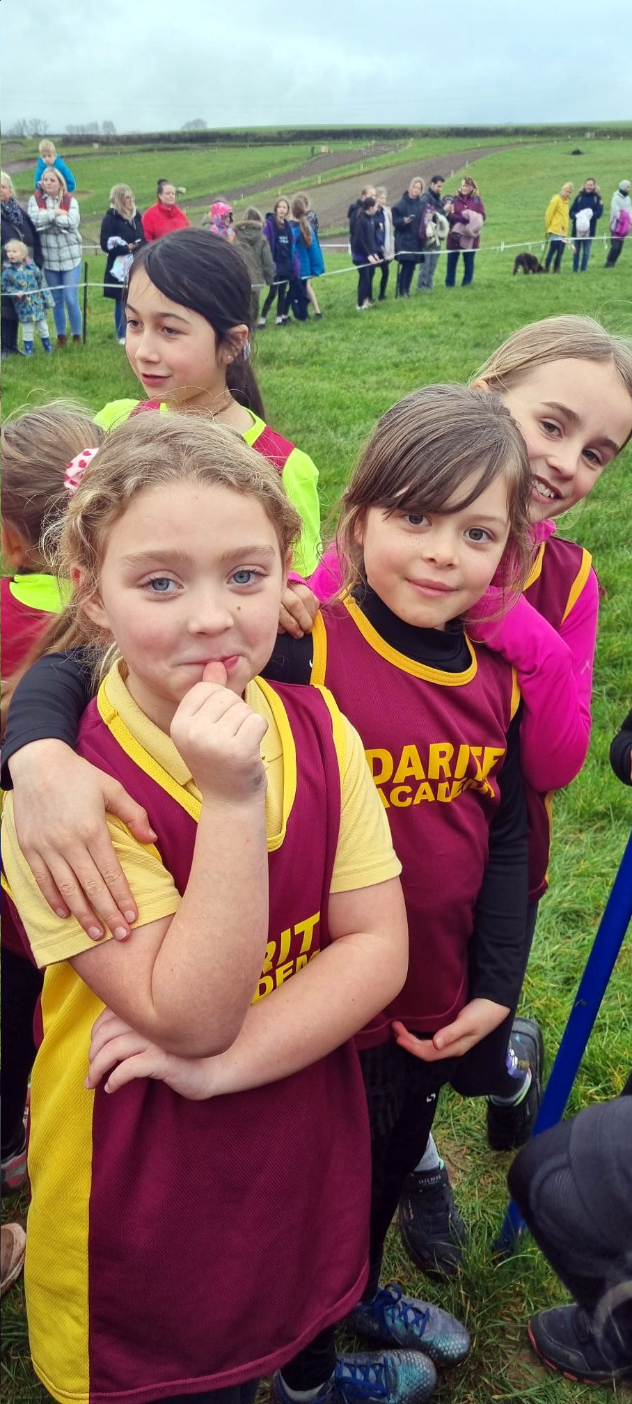 Year 3 and 4 girls from Darite primary