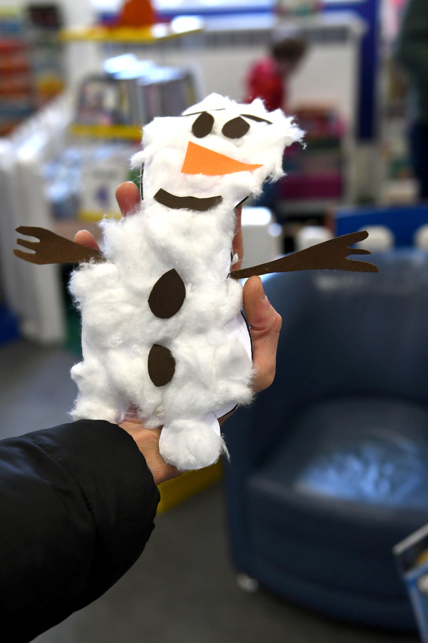 Disney Day at the Family Library - make-your-own Olaf the snowman