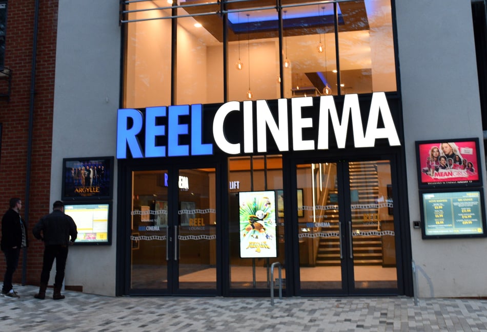 <p>REEL Cinema opened in the heart of Farnham's new Brightwells Yard development in early February</p>