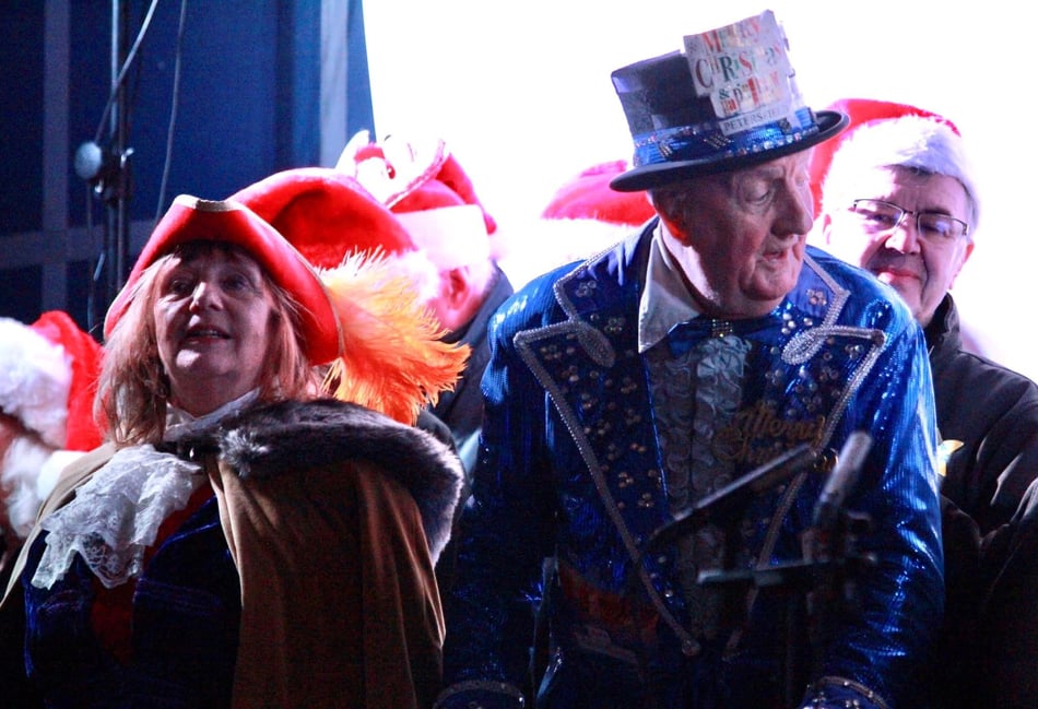 <p>"Mr Petersfield" David Weeks at the town's Christmas Lights switch-on in late 2023.</p>