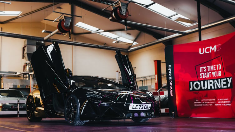 McLaren Artura in the UCM William Kennish Motor Vehicle Workshop