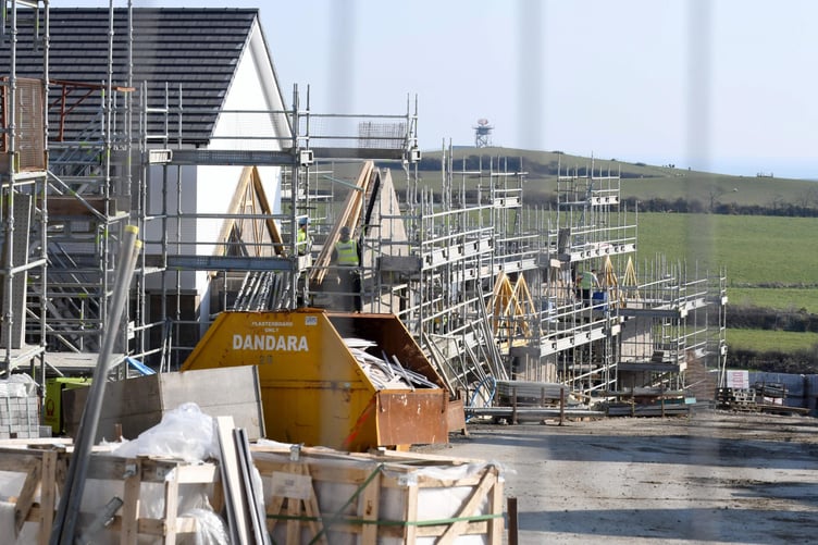 Dandara housing project Reayrt Mie under construction in Ballasalla -