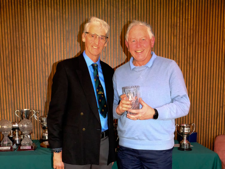 David Taylor with the Dave Moss Vase.