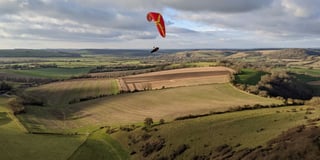 Petersfield sky surfers enjoy airtime on Harting Down and Butser Hill
